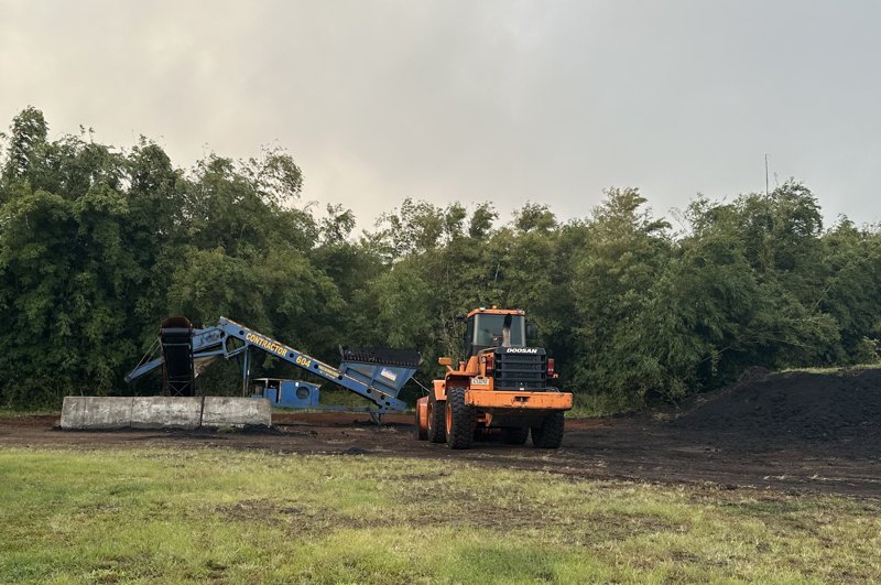 The screening plant at the Krakatoa operation