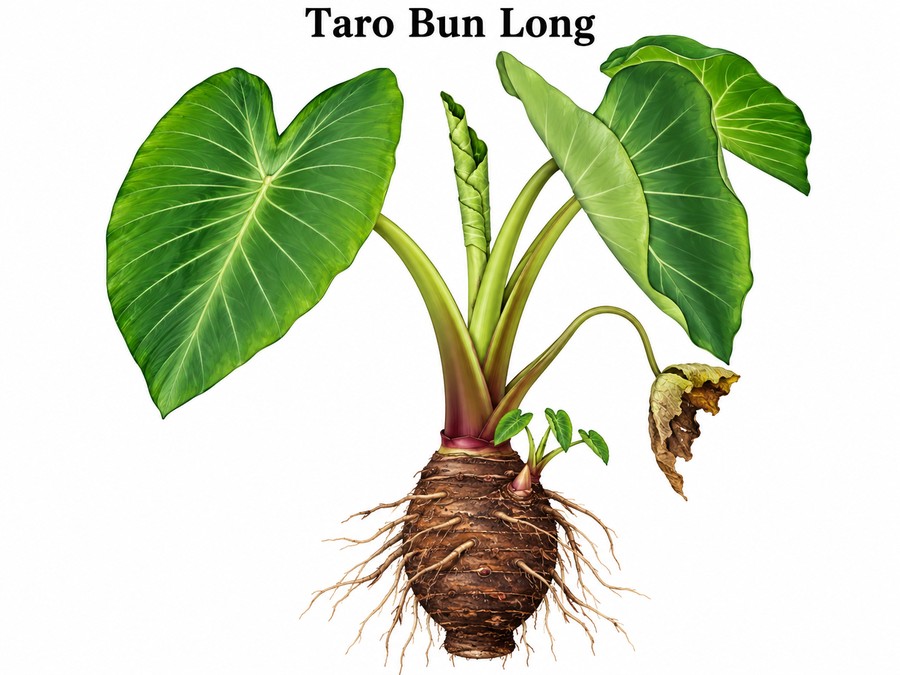 Taro and root vegetables